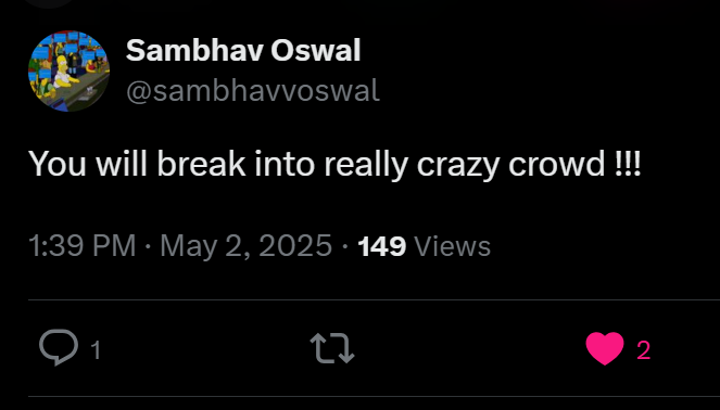 Tweet screenshot