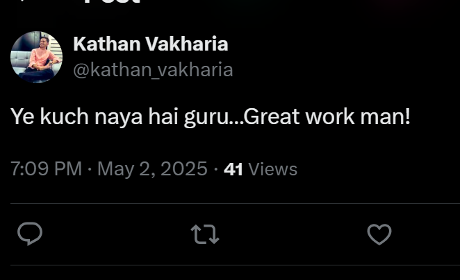 Tweet screenshot